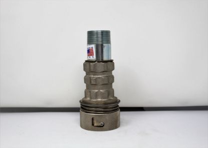 Picture of ACME A577GLC: 1-1/2" MALE PIPE THREAD x 2-1/4" FEMALE ACME LOCKING COUPLER