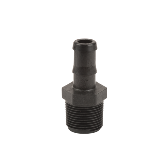 Picture of KING NIPPLE POLY HB100-075 1" MPT X 3/4" HOSE BARB