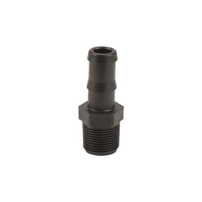 Picture of KING NIPPLE POLY HB075 3/4" MPT X 3/4" HOSE BARB