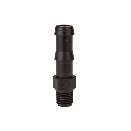 Picture of KING NIPPLE POLY HB025-050 1/4" MPT X 1/2" HOSE BARB