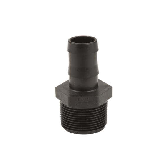Picture of KING NIPPLE POLY HB150-100 1-1/2" MPT X 1" HOSE BARB