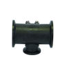 Picture of BANJO M200100TEEB MANIFOLD TEE REDUCER W/ MOUNTING TAB 2" FLANGE X 1' FLANGE
