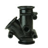 Picture of BANJO M220YG45 MANIFOLD Y FITTING 2" FULL PORT FLANGE W/ 3/4" GAUGE PORT