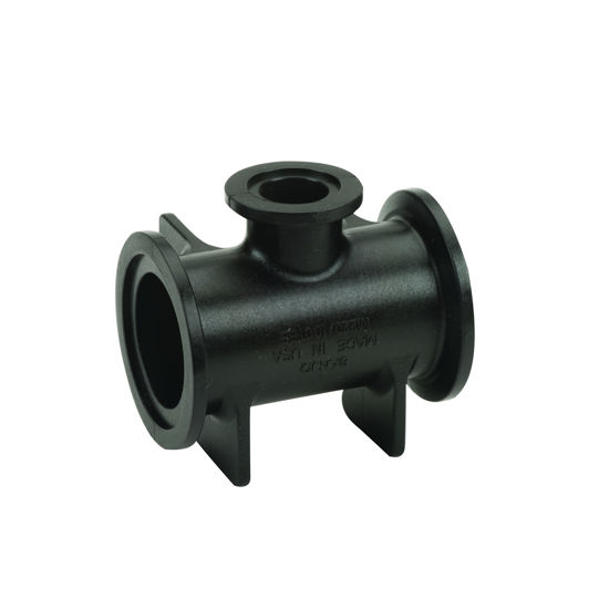 Picture of BANJO M220100TEE MANIFOLD TEE REDUCER 2" FULL PORT FLANGE X 1" FLANGE