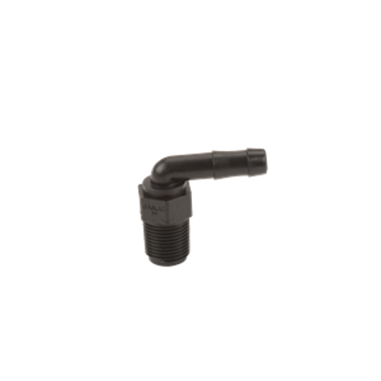 Picture of KING NIPPLE POLY HB038-90 3/8" MPT X 3/8" HOSE BARB