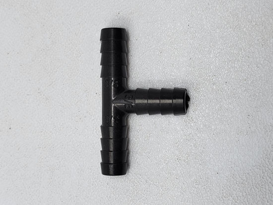 Picture of TEE POLY 3/8" 3-WAY HOSEBARB