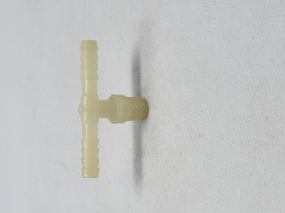 Picture of TEE NYLON 1/8" MPT BULL X 1/4" HOSEBARB RUN
