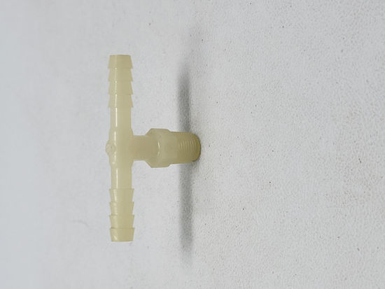 Picture of TEE NYLON 1/8" MPT BULL X 1/4" HOSEBARB RUN